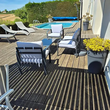 Maison Campagne Avec Piscine Et Semesterbostad La Salvetat-Belmontet